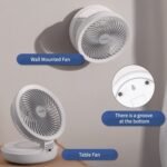 Magnetic Base Portable Fan 2 in 1