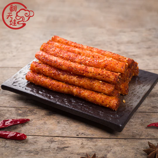 China Flippin' Wah Macaroni Sticks Spicy Strips, Hot & Spicy Flavor  68g